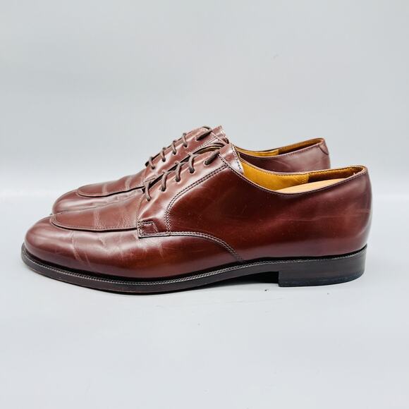 Cole Haan Shoes Mens 10 Brown Leather Calhoun Split Toe Derby Oxford Dress main image 10
